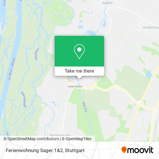 Карта Ferienwohnung Sager 1&2