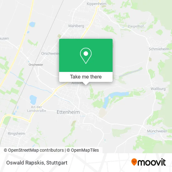 Карта Oswald Rapskis