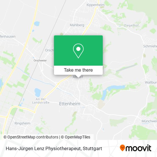 Hans-Jürgen Lenz Physiotherapeut map