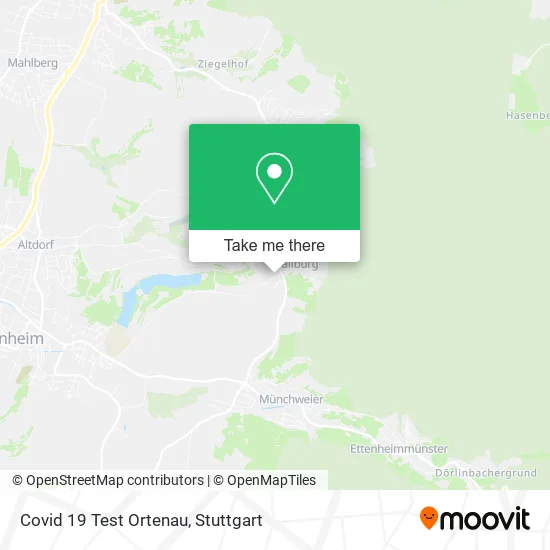 Карта Covid 19 Test Ortenau