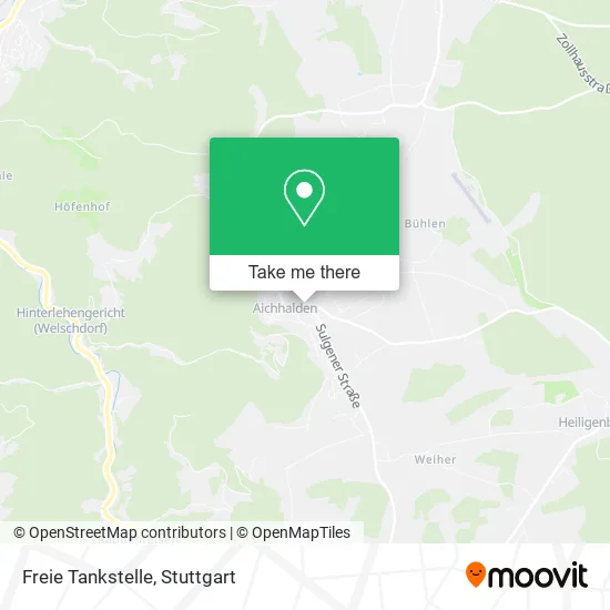 Карта Freie Tankstelle