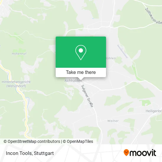 Карта Incon Tools
