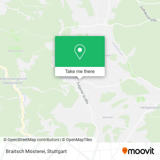 Braitsch Mosterei map