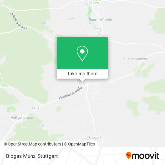 Карта Biogas Munz