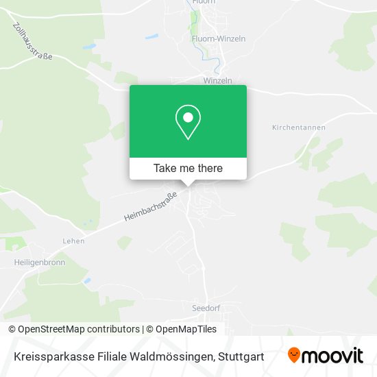 Kreissparkasse Filiale Waldmössingen map
