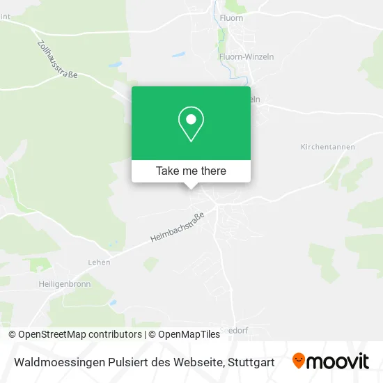 Карта Waldmoessingen Pulsiert des Webseite