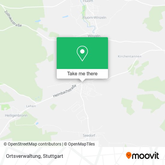 Ortsverwaltung map