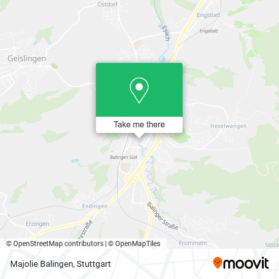 Majolie Balingen map