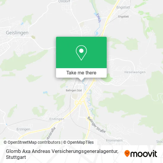 Карта Glomb Axa Andreas Versicherungsgeneralagentur