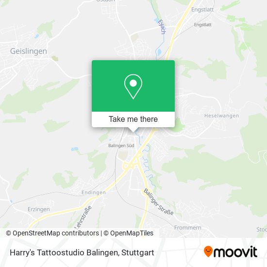 Harry's Tattoostudio Balingen map