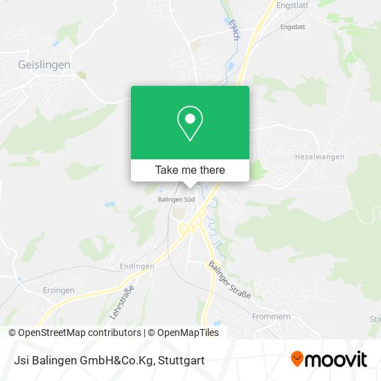 Jsi Balingen GmbH&Co.Kg map