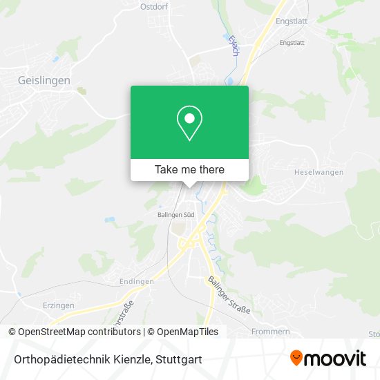 Orthopädietechnik Kienzle map