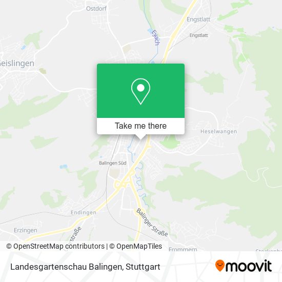 Landesgartenschau Balingen map