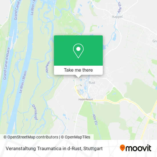 Карта Veranstaltung Traumatica in d-Rust