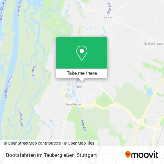 Карта Bootsfahrten im Taubergießen