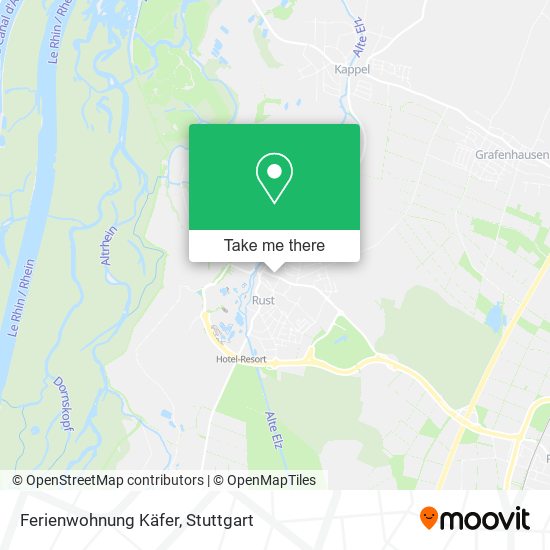 Ferienwohnung Käfer map