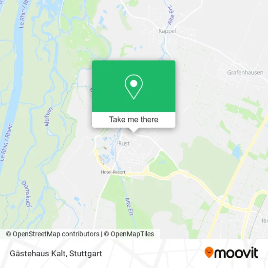 Карта Gästehaus Kalt