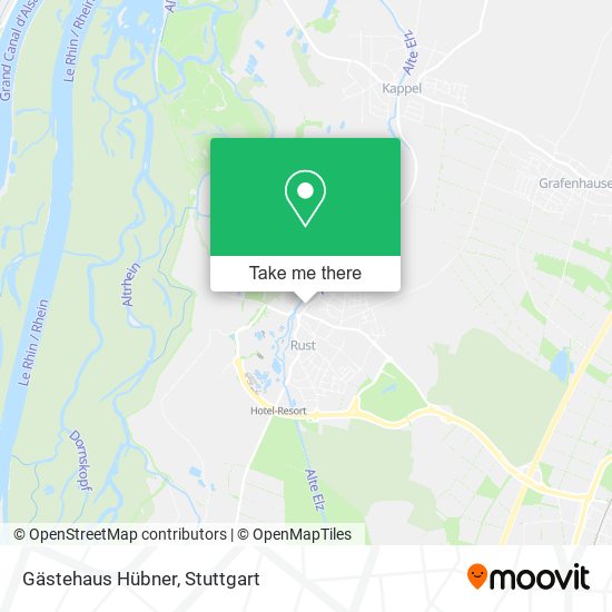 Gästehaus Hübner map