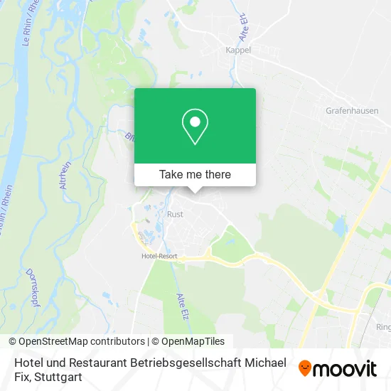 Карта Hotel und Restaurant Betriebsgesellschaft Michael Fix