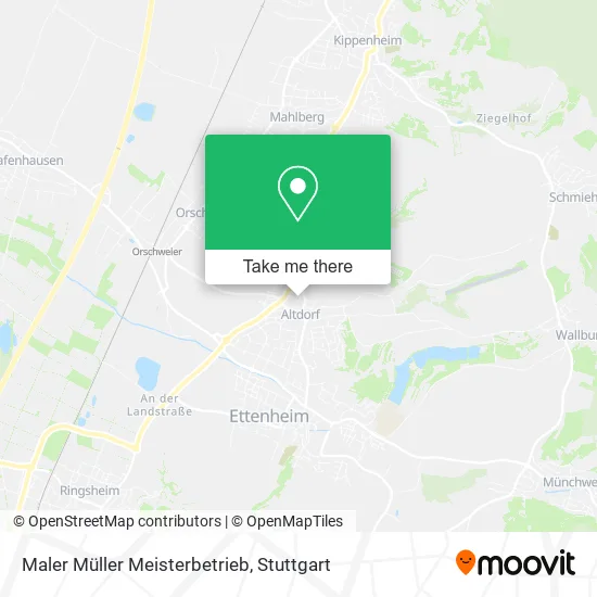 Карта Maler Müller Meisterbetrieb