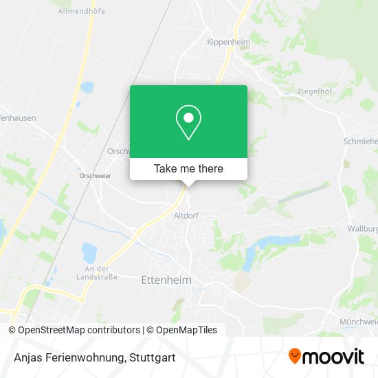Anjas Ferienwohnung map