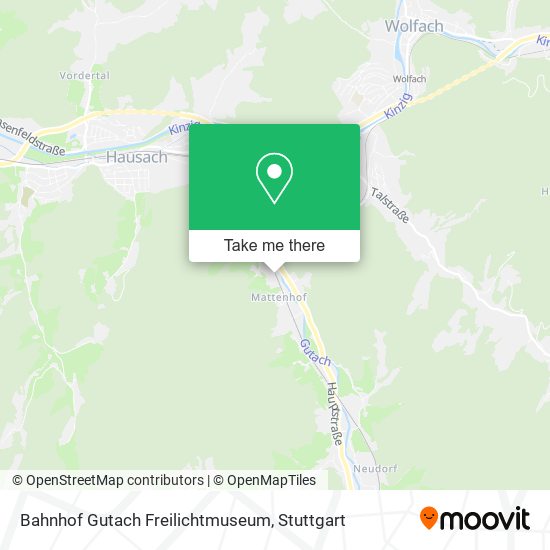 Bahnhof Gutach Freilichtmuseum map