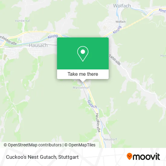 Карта Cuckoo's Nest Gutach