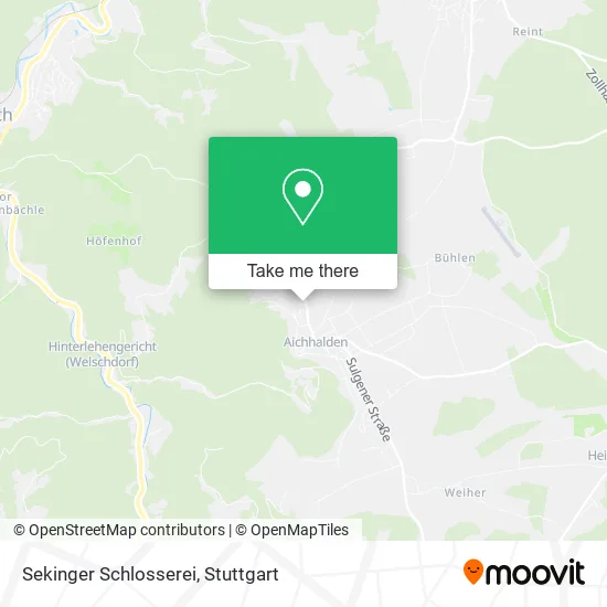 Карта Sekinger Schlosserei