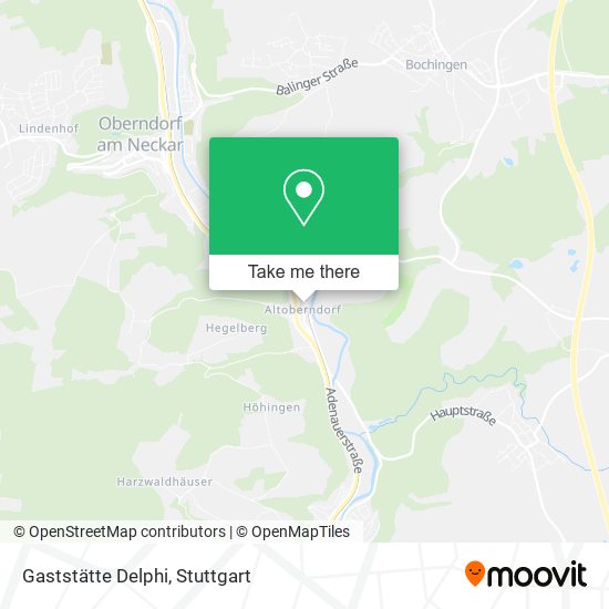 Карта Gaststätte Delphi