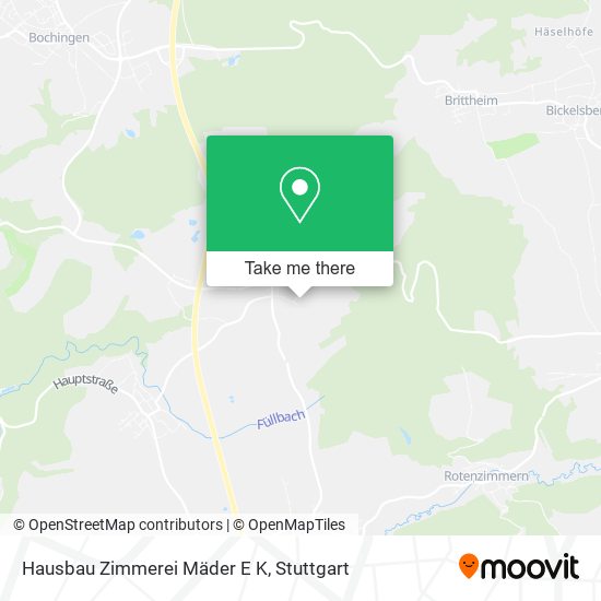 Hausbau Zimmerei Mäder E K map