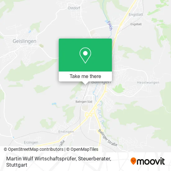 Карта Martin Wulf Wirtschaftsprüfer, Steuerberater