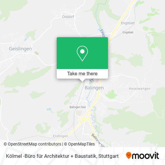 Kölmel -Büro für Architektur + Baustatik map