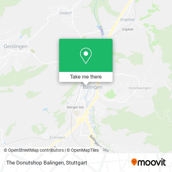 The Donutshop Balingen map
