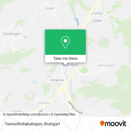 Карта Tasteofindiabalingen