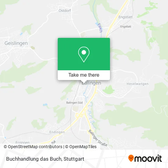 Карта Buchhandlung das Buch