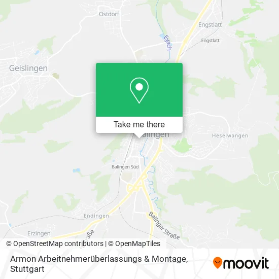 Карта Armon Arbeitnehmerüberlassungs & Montage