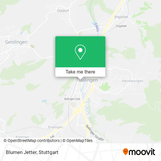 Карта Blumen Jetter