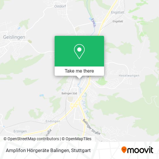 Amplifon Hörgeräte Balingen map