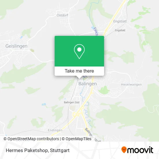 Карта Hermes Paketshop