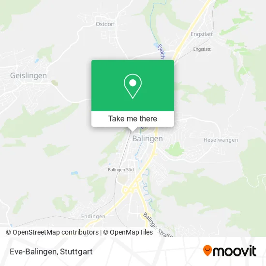 Карта Eve-Balingen