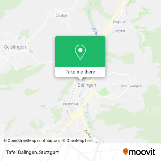 Карта Tafel Balingen