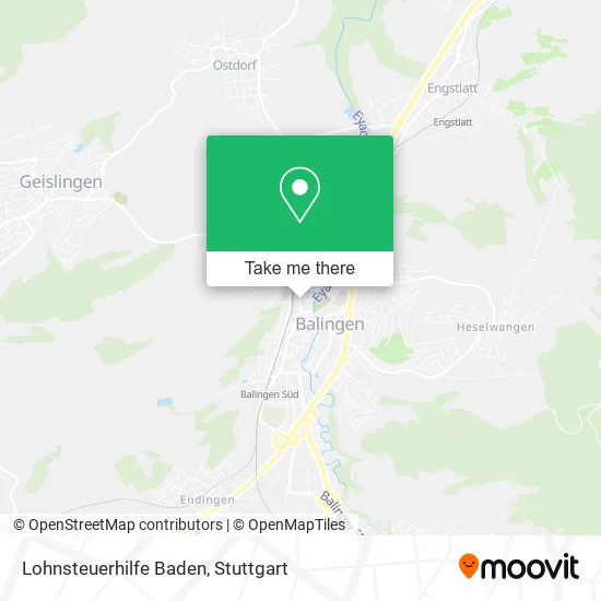 Карта Lohnsteuerhilfe Baden