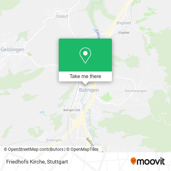 Friedhofs Kirche map