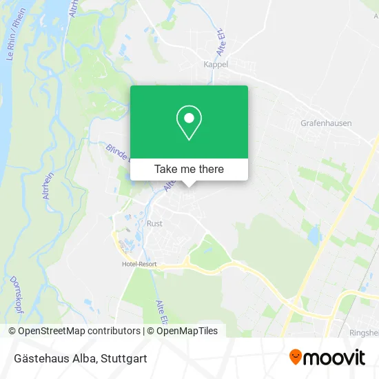 Карта Gästehaus Alba