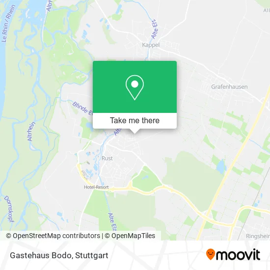 Карта Gastehaus Bodo