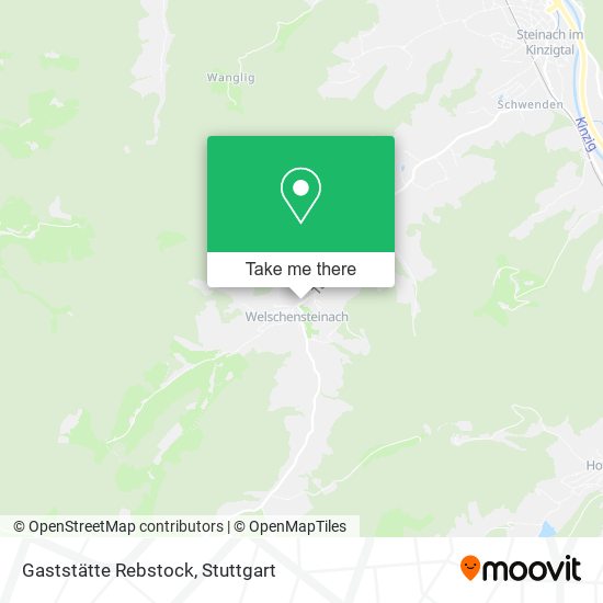 Gaststätte Rebstock map