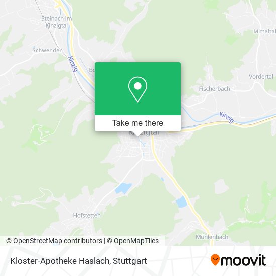 Kloster-Apotheke Haslach map