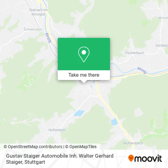Карта Gustav Staiger Automobile Inh. Walter Gerhard Staiger