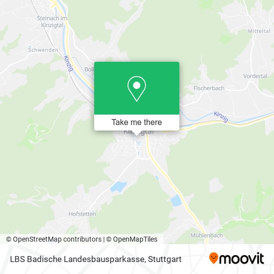 LBS Badische Landesbausparkasse map