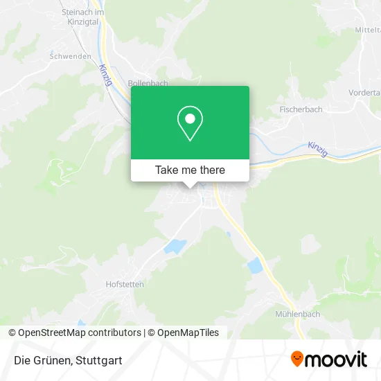 Карта Die Grünen